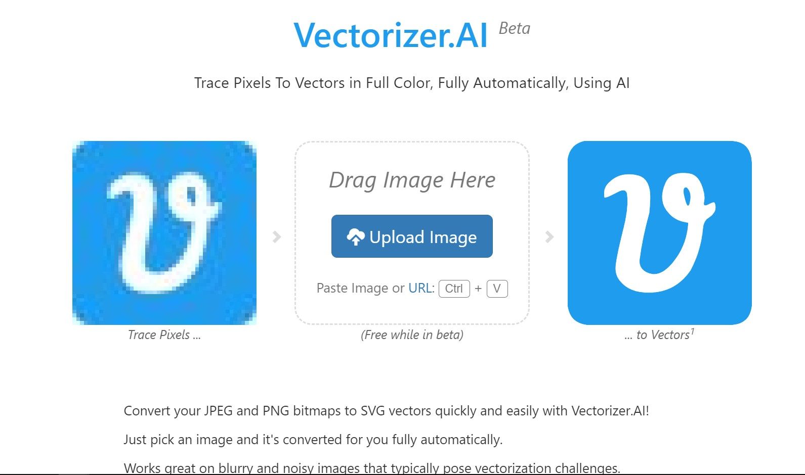 Vectorizer AI trackbes